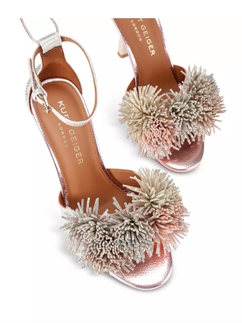 Kurt Geiger SponsoredShoesKURT GEIGER LONDONWomen's Suede Pom Pom Ankle - Picture 12 of 14
